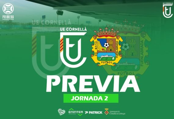 UE CORNELLÀ – CF FUENLABRADA (PREVIA J2)