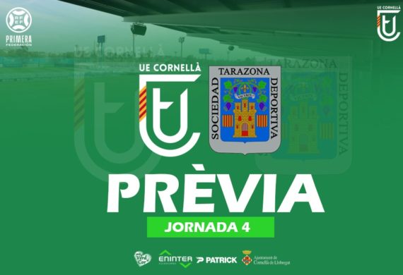 UE CORNELLÀ – SD TARAZONA (PRÈVIA J4)