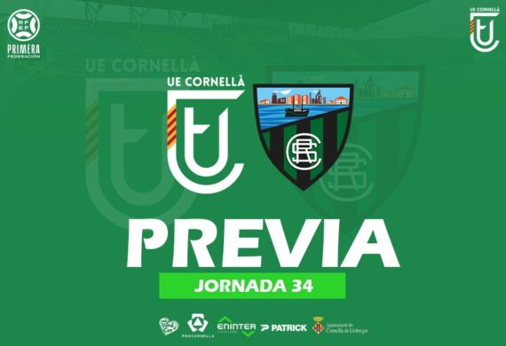 UE CORNELLÀ – SESTAO RIVER (PREVIA J34)