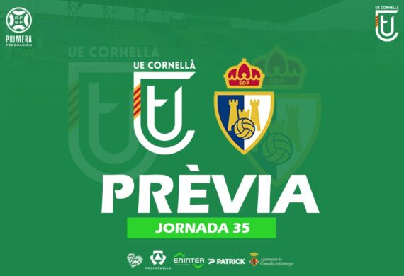 UE CORNELLÀ – SD PONFERRADINA (PREVIA J35)