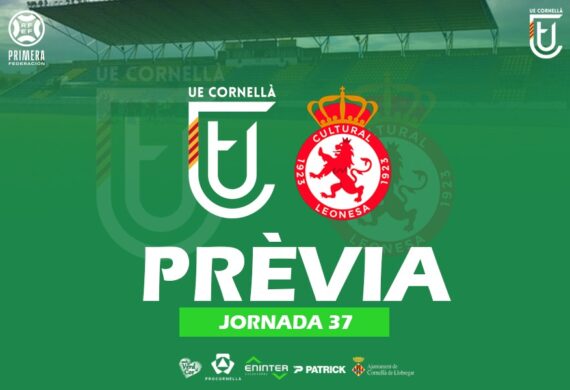 UE CORNELLÀ – CULTURAL LEONESA (PRÈVIA J37)