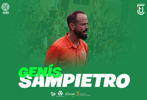 COMUNICAT OFICIAL | GENÍS SAMPIETRO, NOU ENTRENADOR DE LA UE CORNELLÀ