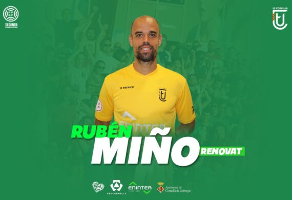RUBÉN MIÑO RENOVA AMB LA UE CORNELLÀ