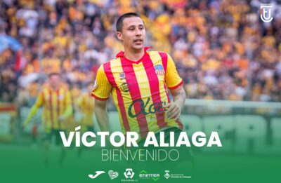 VÍCTOR ALIAGA, PRIMER FICHAJE 2025/2026