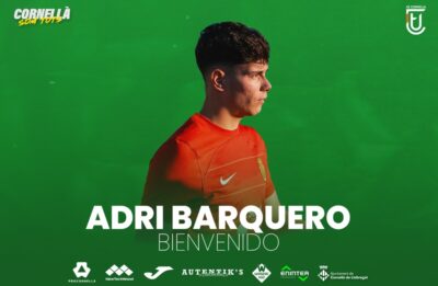 ADRIÁN BARQUERO SE INCORPORA A LA UE CORNELLÀ