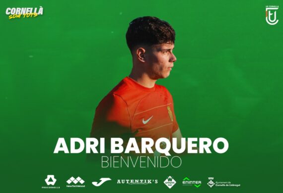ADRIÁN BARQUERO SE INCORPORA A LA UE CORNELLÀ